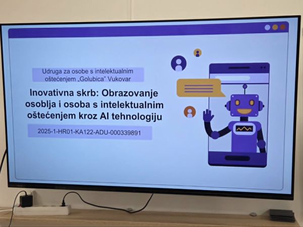 “Korištenje AI tehnologije u radno terapijskim radionicama s osobama s intelektualnim teškoćama” “Korištenje AI tehnologije u radno terapijskim radionicama s osobama s intelektualnim teškoćama”