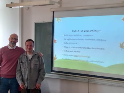 Edukativno predavanje u srednjoj školi