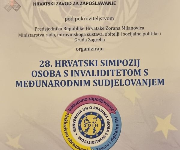 28. Hrvatski simpozij osoba s invaliditetom s međunarodnim sudjelovanjem