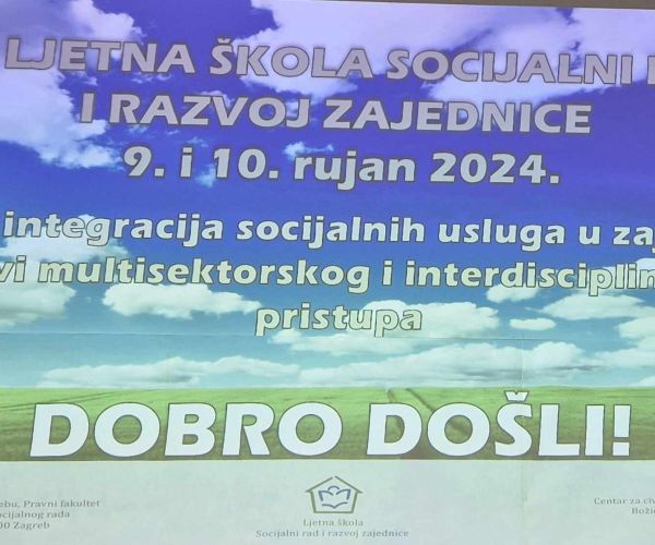 11. Ljetna škola socijalnog rada i razvoja zajednice