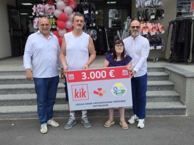 KiK - Donacija Udruzi OSIT Bjelovar
