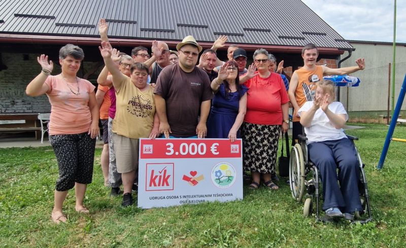 KiK - Donacija Udruzi OSIT Bjelovar