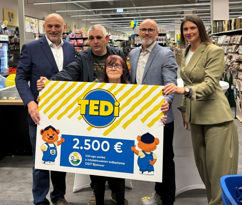 TEDi - donacija udruzi OSIT Bjelovar TEDi - donacija udruzi OSIT Bjelovar
