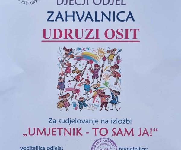 “Umjetnik, to sam ja!”